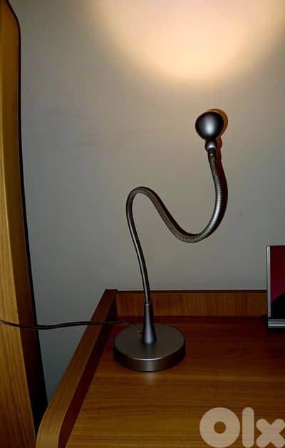 Ikea NÄVLINGE LED Table Lamp (Silver) - Perfect for Desk or Bedside