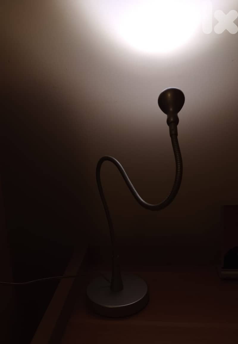 Ikea NÄVLINGE LED Table Lamp (Silver) - Perfect for Desk or Bedside 2
