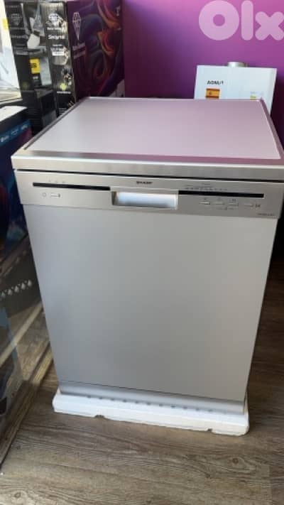 Dishwasher Sharp 6Programs Light Silver