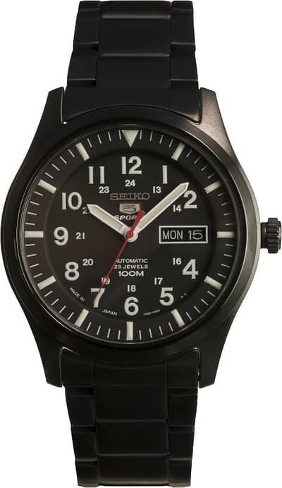 Seiko 5  full black ( SALE OR TRADE )