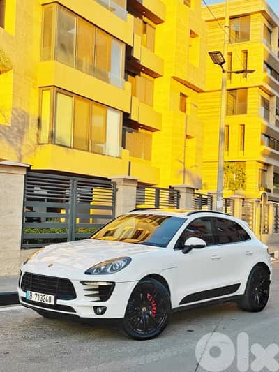 Porsche Macan S 2015 (white/red)