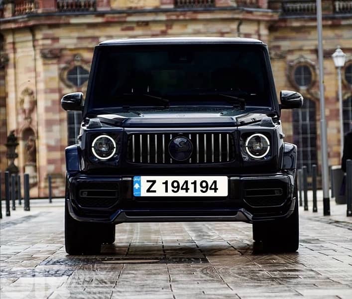 special plate number 0