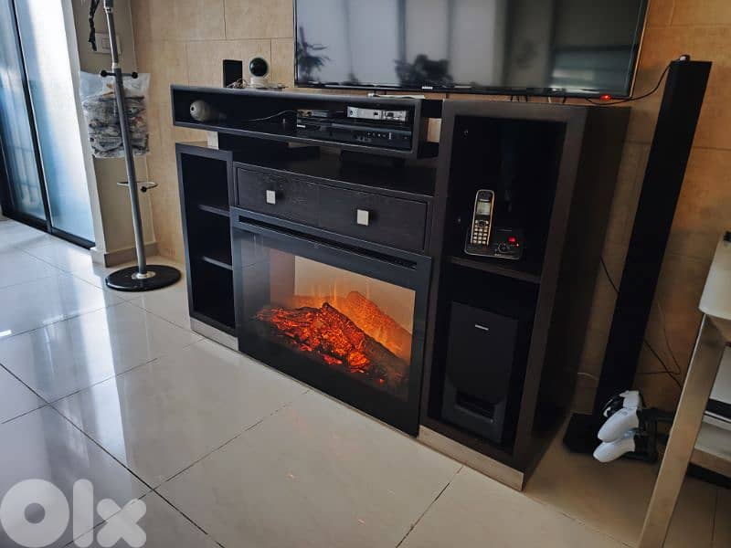 electric chimney , electric fireplace 4