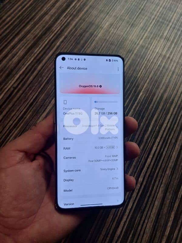 OnePlus 11 ( 256 Gb / 16 Ram ) mish maftou7 mad8out 3