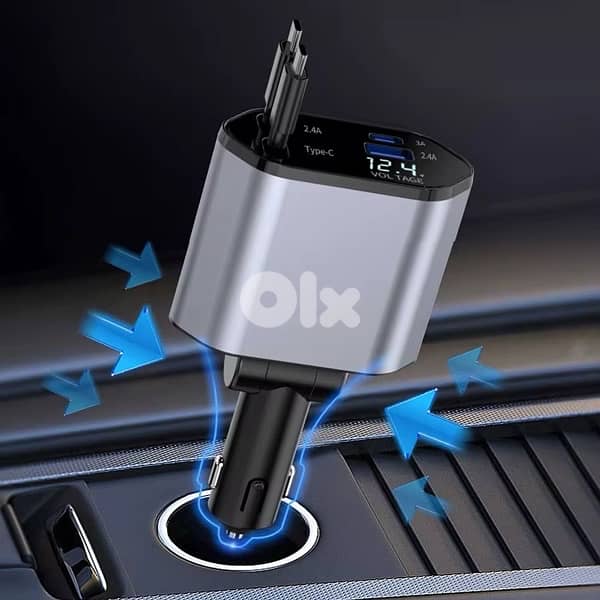 Car Charger – Multi Port & Rotating 1