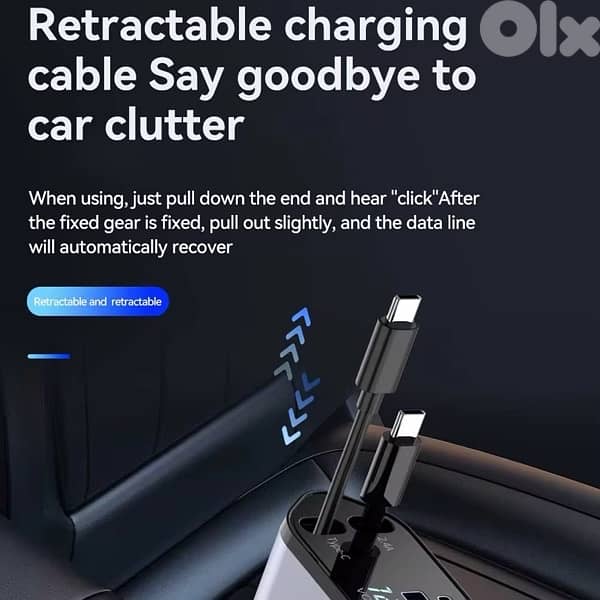 Car Charger – Multi Port & Rotating 3