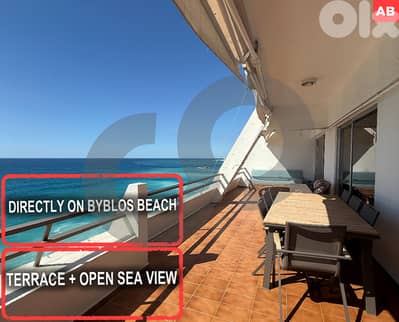 semi furnished and decorated, sea view, Jbeil/جبيل  REF#AB127272