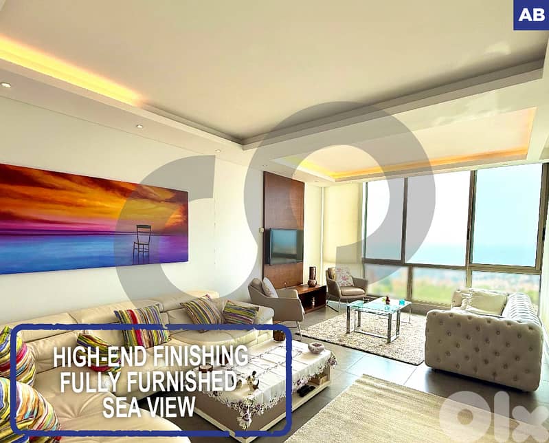 high-end finishing - fully furnished - sea view - Eddeh REF#AB127273 0