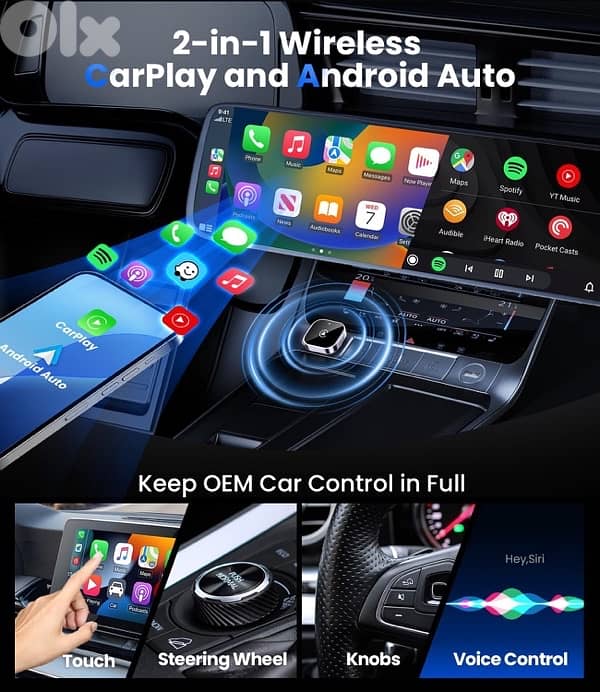wireless carplay & Android Auto Adapter 3
