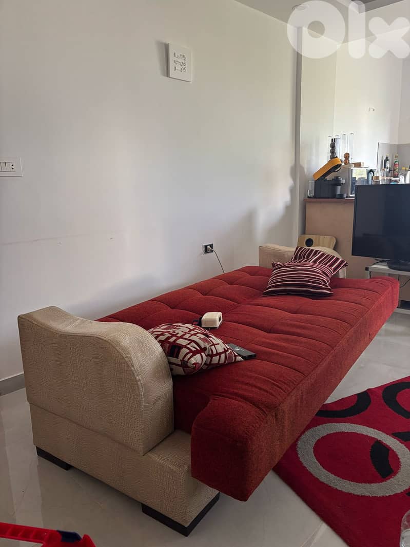 Good condition - 2x sofa bed + 2x bergere 2