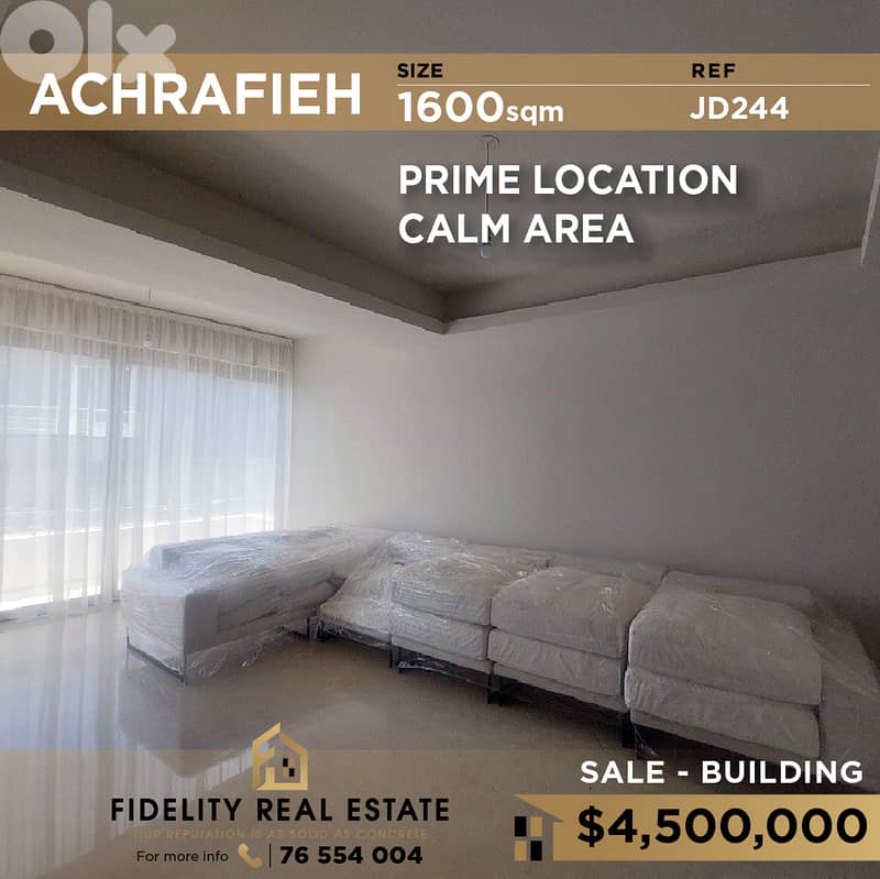 Building for sale in Achrafieh JD244 مبنى جديد للبيع في الأشرفية 0