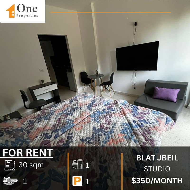 STUDIO FOR RENT IN BLAT NEAR LAU 0
