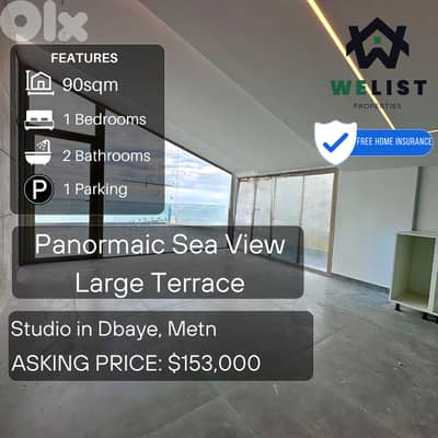 Studio Apartment for sale in Dbayeh, Metn