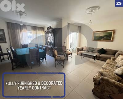 135 fully furnished  apartment for rent in Rawshe REF#ZS127284
