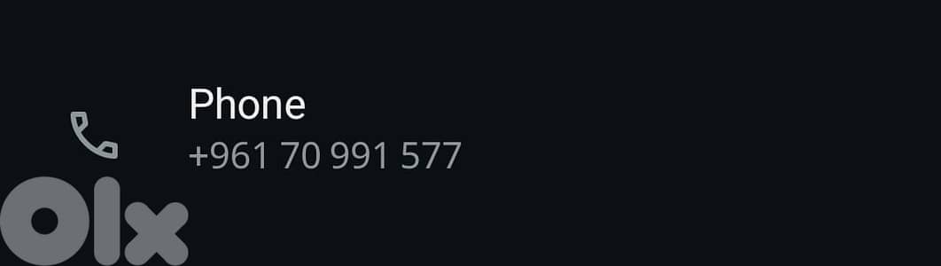 Special phone number