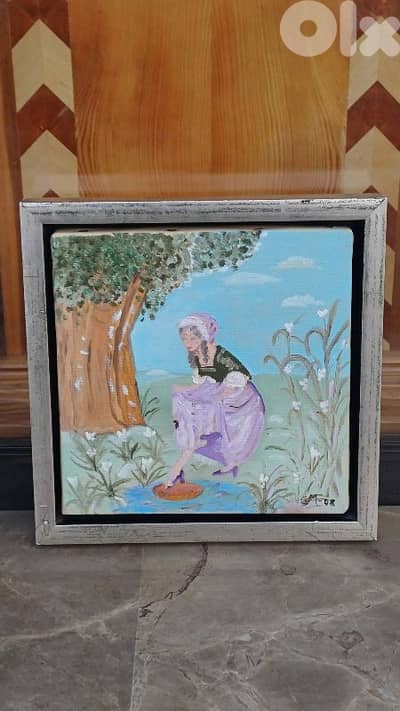 لوحة رسم زيتي اوروبية