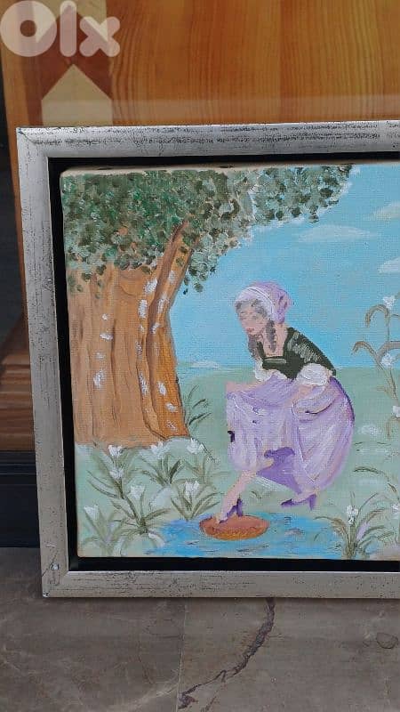 لوحة رسم زيتي اوروبية 3