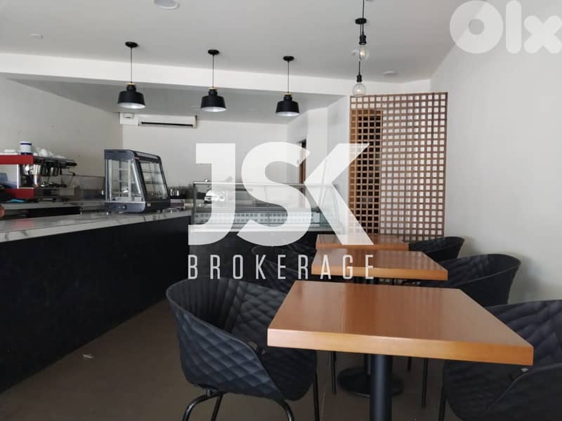 L12342 - A Cozy Fully Equipped Coffee Shop for Rent In Kaslik 0