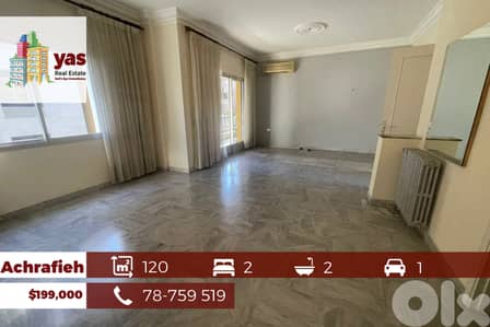 Achrafieh/Gitawi 120m2 | Well Lighted | Calm Street | OH