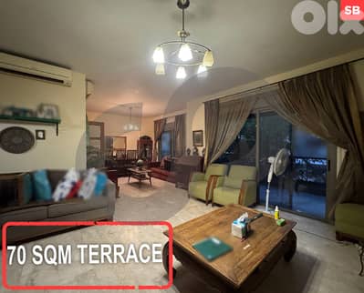 Terrace, great deal,high-end area, hazmieh/الحازمية REF#SB127299