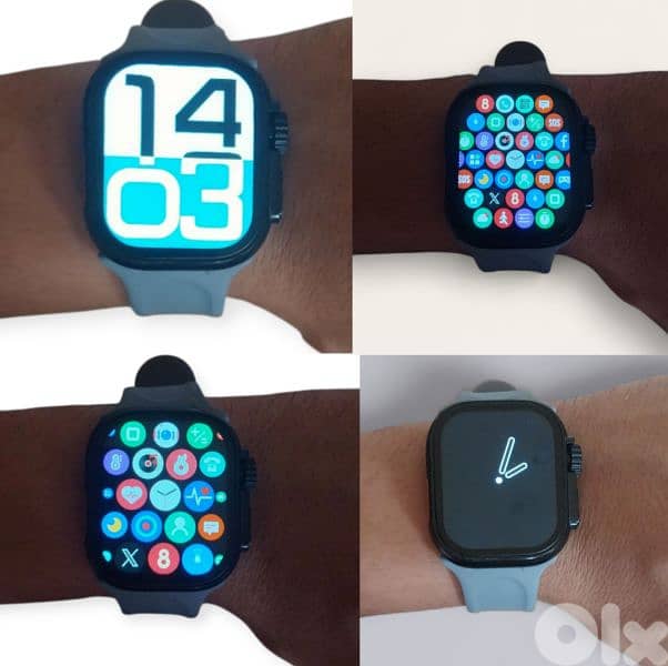 smartwatch+wireless bluetooth earphones+bands سماعات بلوتوث+ساعة ذكية 1