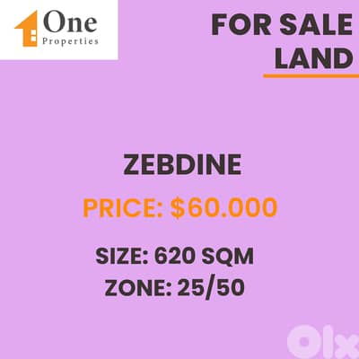 LAND FOR SALE IN ZEBDINE