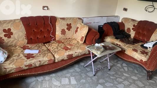 كنبات 5 قطع بحالة جيدة