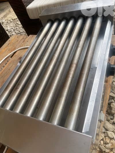 cheddar machine and hot dog grill