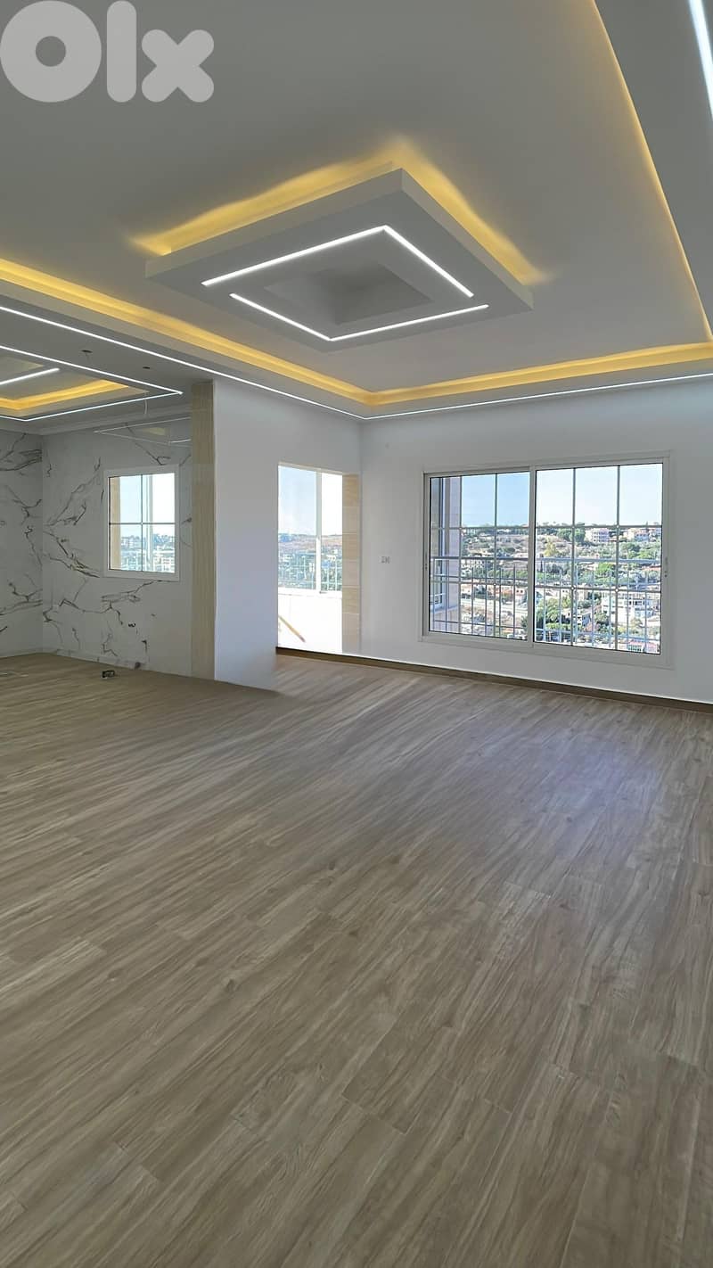 شقة كاشفة للبيع كفررمان-Apartment with Mountain View for Sale Kfaruman 0