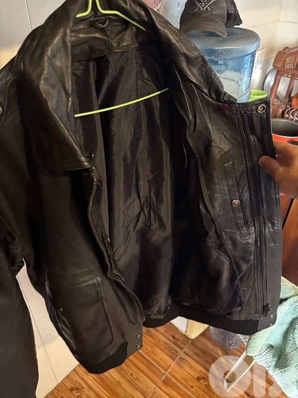 Vintage Real 100% leather jacket 3