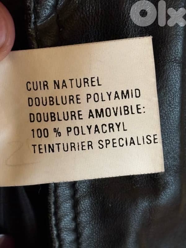 Vintage Real 100% leather jacket 9