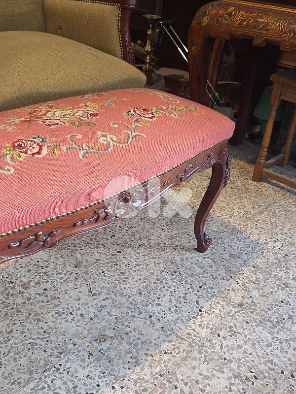 antique aubisson handmade bench 5
