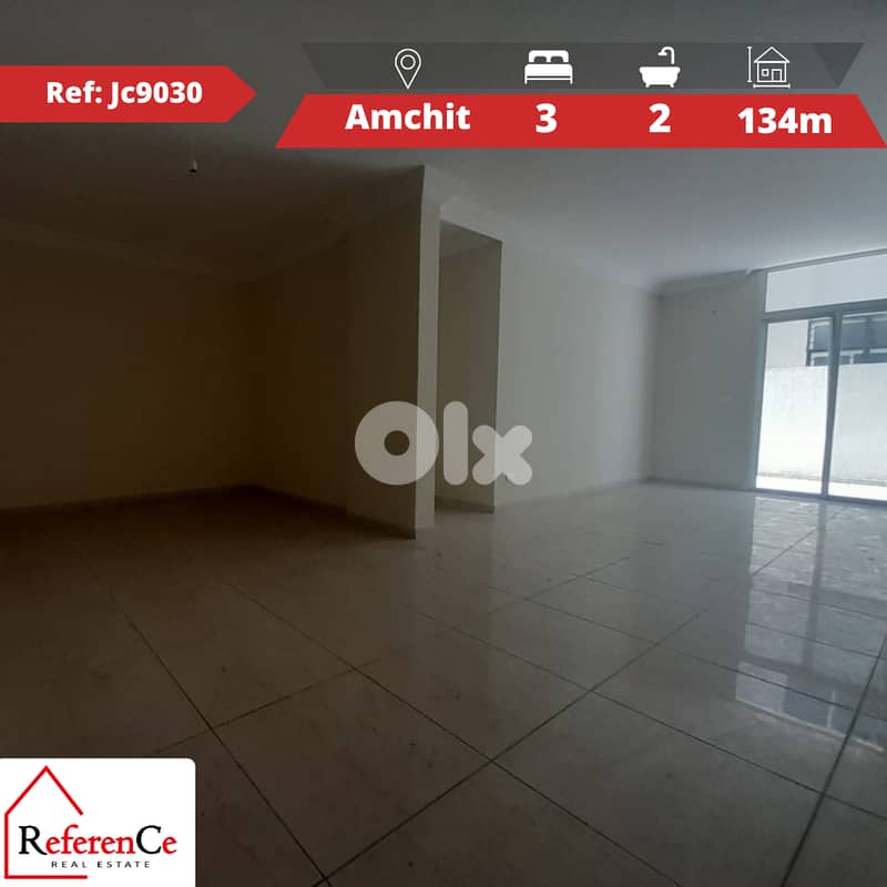 Under Market Price Apartment in Amchit شقة في عمشيت بسعر أقل 0
