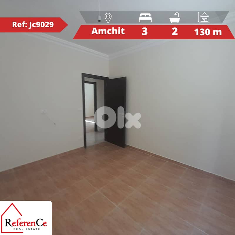 Catchy price apartment in Amchit شقة بسعر مغري في عمشيت 0