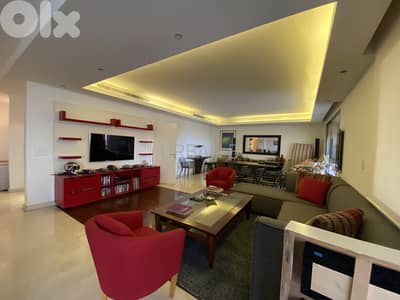 Sea View Apartment For Rent In Sursock | 2 Parkings