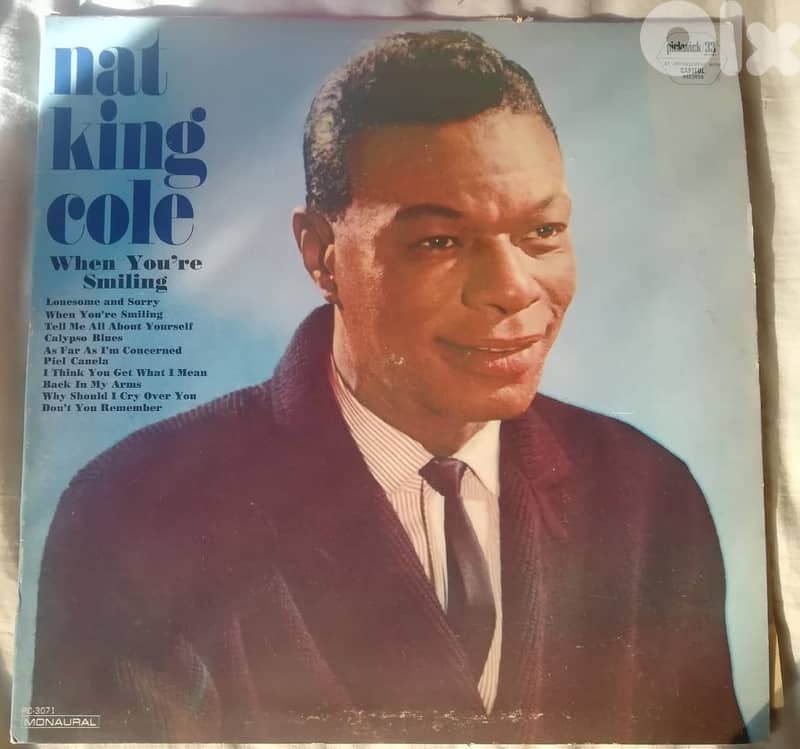 Nat King Cole – When You're Smiling vinyl album 0
