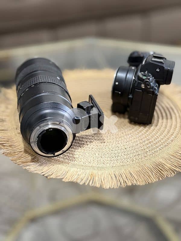 Camera,lens and adapter 1