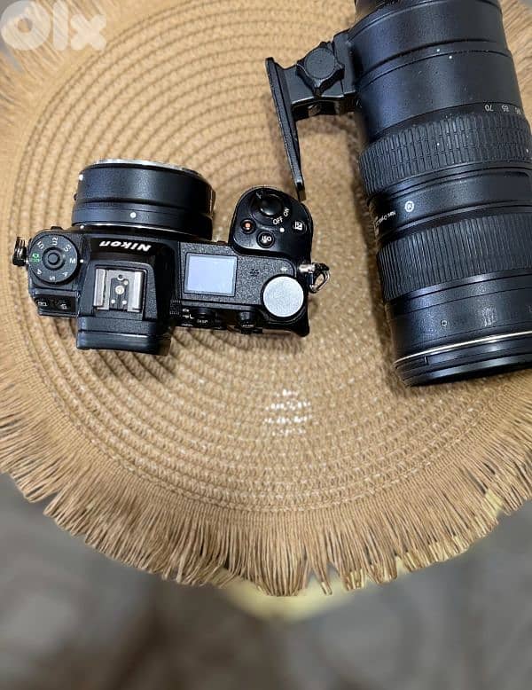 Camera,lens and adapter 10