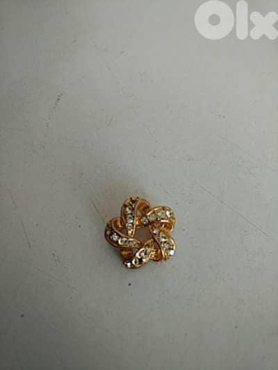 Old canvas brooch - Not Negotiable