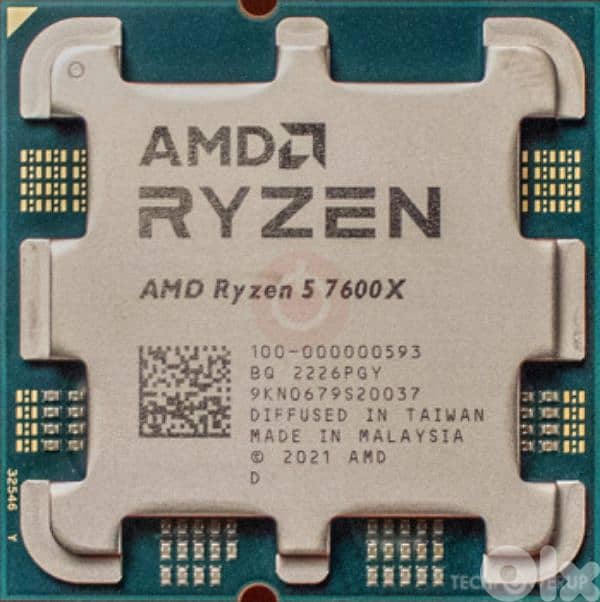 Amd ryzen 5 7600x cpu 0