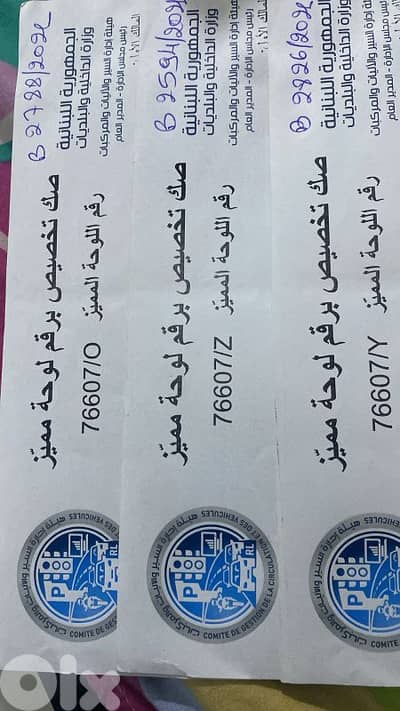البيع ثلاث نمر بسعر ٧٦٦٠ $