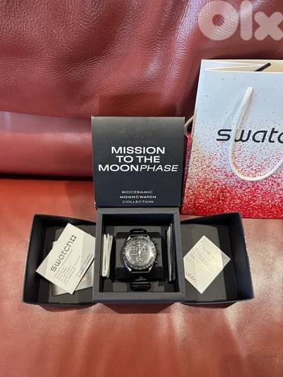 Omega x swatch mission to moonphase
