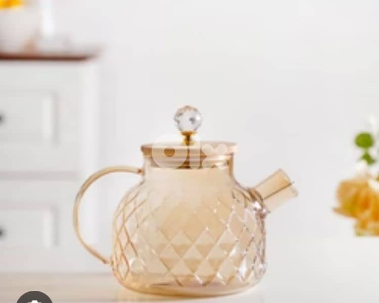 إبريق زجاج حراري فاخر 0