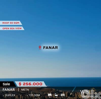 Stunning 155 SQM Duplex for SALE in Fanar With an Open Sea View!