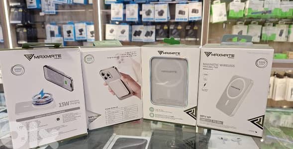 MAXMATE MAGNETIC WIRELESS MINI BATTERY PACK 5000 MAH MPV 12P