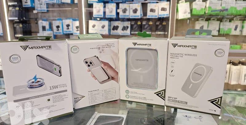 MAXMATE MAGNETIC WIRELESS MINI BATTERY PACK 5000 MAH MPV 12P 0
