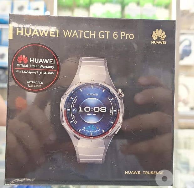 HUAWEI WATCH GT 6 PRO TITANIUM TITANIUM ALLOY CASE WARRANTY 1 YEAR 0