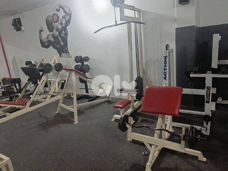 full gym equipment نادي كامل للبيع 6