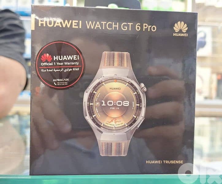 HUAWEI WATCH GT 6 PRO BROWN TITANIUM ALLOY CASE WARRANTY 1 YEAR 0