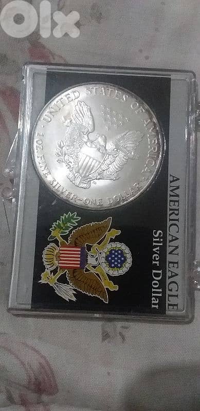 اونصات امركاني فضة  سعر الواحدة 85$ 2